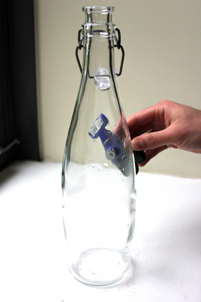 Simple Solution Cleaning Glass Bottles with Witty in the City